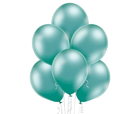 Balony lateksowe B105 Glossy Green zielone 30cm, 50 sztuk