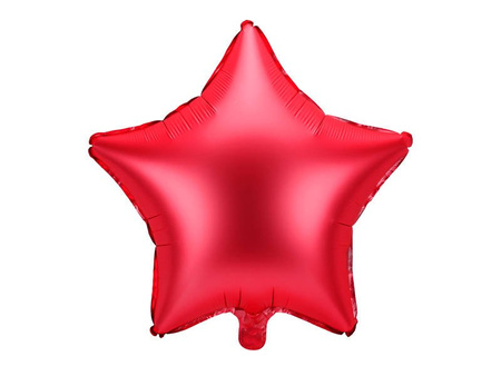 Folienballonstern, Rot, 48 cm