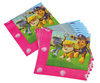 PSI patrol napkins, pink, 33x33cm, 20 pcs / op.