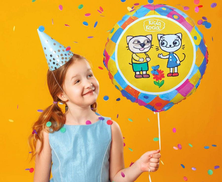 Folienballon Kicia Kocia und Pacek, 18 Zoll, 46cm
