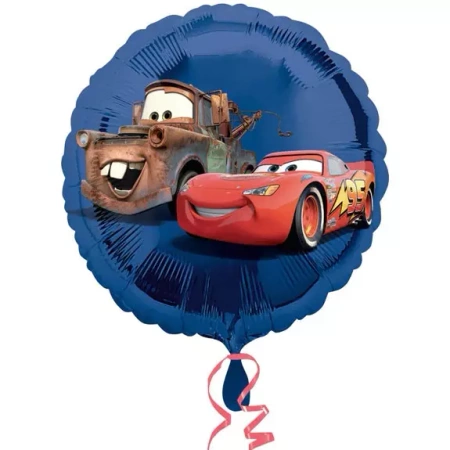 Cars Foil Balloon Cars round 46 cm