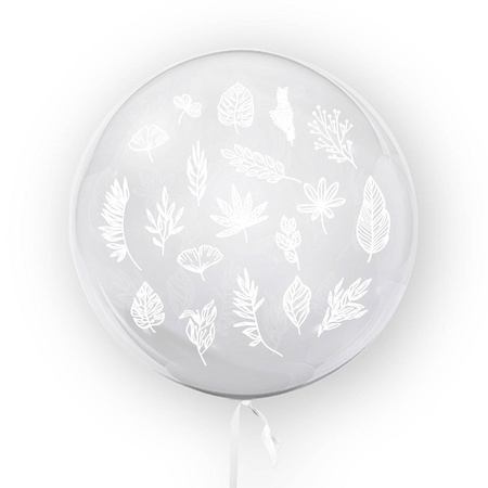 Transparent balloon leaves, 45cm