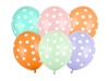 Latex balloons Colorful dots 30cm, 50 pieces