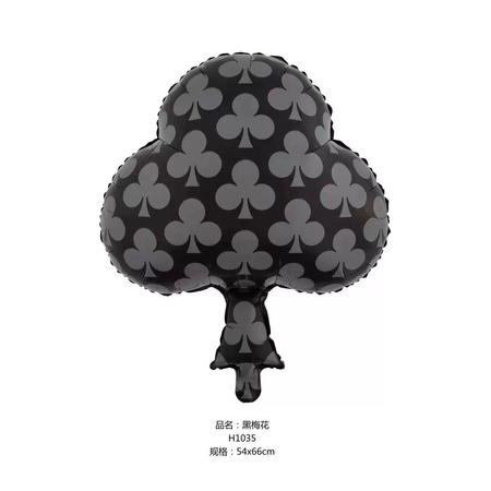 Folienballons Karten Casino Set 4 Stk