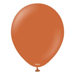 Balony Kalisan Retro Rust Orange, pomarańczowy, 30 cm, 100 szt.