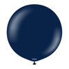 NavyLatexballons, marineblau 60 cm, 2 Stück.