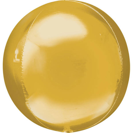 Balon Orbz kula złota 3D 40 cm (pakowany)