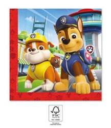 Paw PatrolPapierservietten, 33cm, 20Stück.