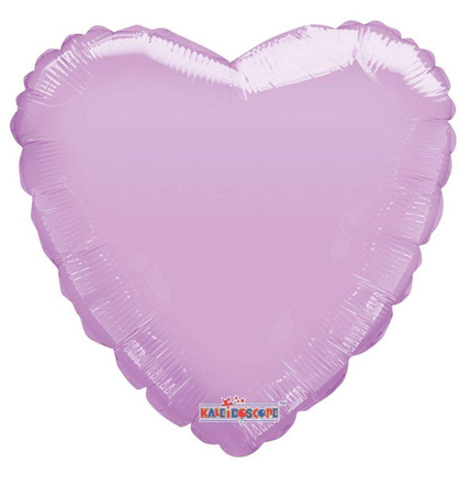 Foil balloon heart, pastel pink, 46 cm