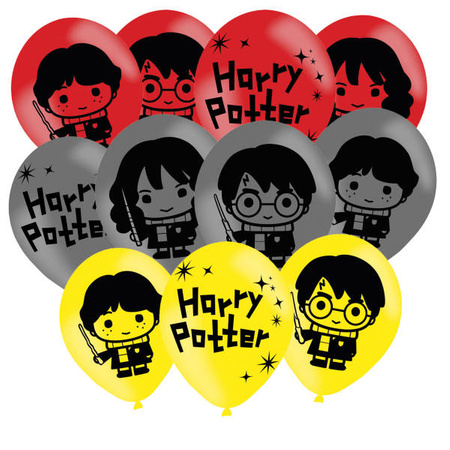 Harry Potter Luftballons aus Latex 28 cm, 6 Stk.