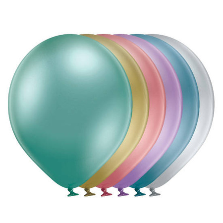 Balon lateksowe D5 Glossy Assorted Mix kolorów 12cm, 100 szt.