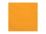 Papierservietten Hellorange 33x33cm 20 St