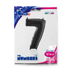 Foil Balloon Number 7 Black, 66 cm Grabo