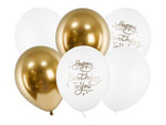 Happy Birthday Birthday Balloons, Mix, 30cm, 6 pcs