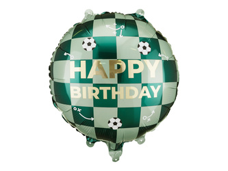 Foil Balloon Happy Birthday Balls Green 35 cm