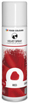 Velvet Spray, Lebensmittelkleber, Gelierkleber, Samtspray, Rot, 26g, AZO Free