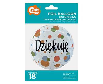 Folienballon Dankeschön 46cm