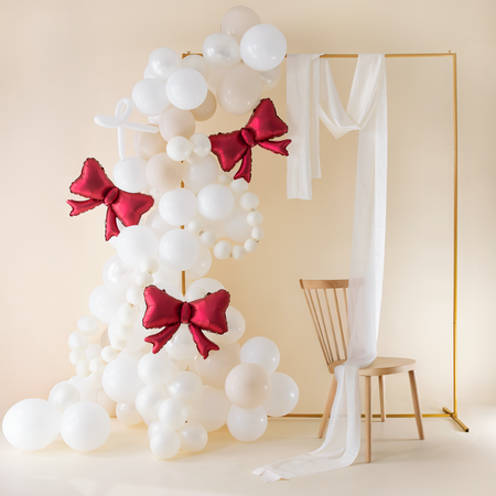 Foil Balloon Bows red 55 x 42cm 3pcs