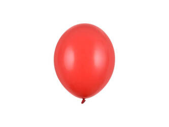 Balony lateksowe Strong, Czerwone, Pastel Poppy Red 12cm, 100 szt.