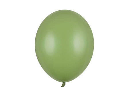 Balony Pastelowe Rosemary Green oliwkowe 30cm, 50 szt