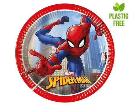 Spiderman - Crime Fighter Teller 20 cm, 8 Stück.