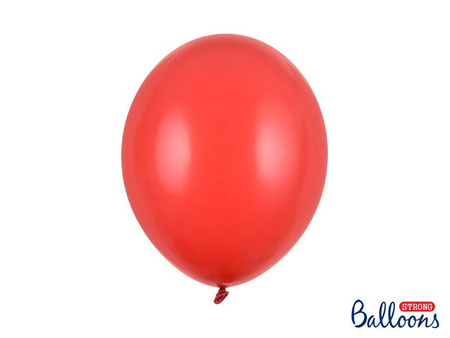 Strong balloons, Pastel Poppy Red, 30cm, 100 pcs.