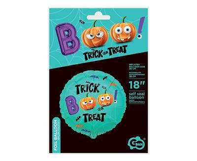 Balon foliowy BOO! Trick or Treat 46 cm