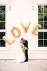 Balloon LOVE Inscription, Letters Golden XXL - 102 cm, Grabo