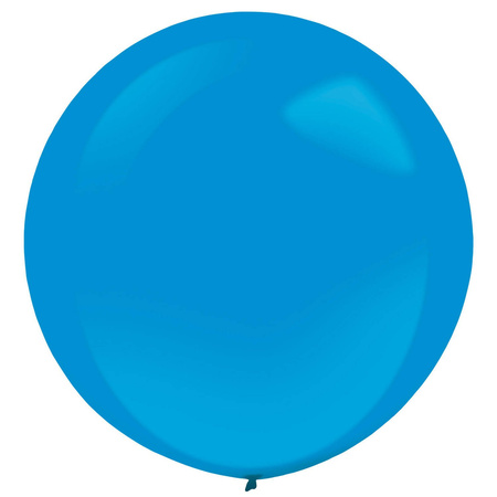 Balony lateksowe Niebieskie, Decorator Standard Bright Royal Blue, 61cm, 4 szt.