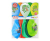 Balony lateksowe, Let's Dino party dinozaury 33 cm, 5 szt