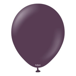 Balony lateksowe Kalisan Plum, fioletowy 30cm, 100 szt.