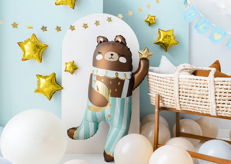  Foil balloon Bear, 72x104 cm, mix