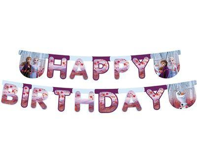 Frozen Birthday Banner "Happy Birthday", 230 cm