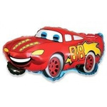 The foil balloon smiling car - Hot Wheels 82 cm Red