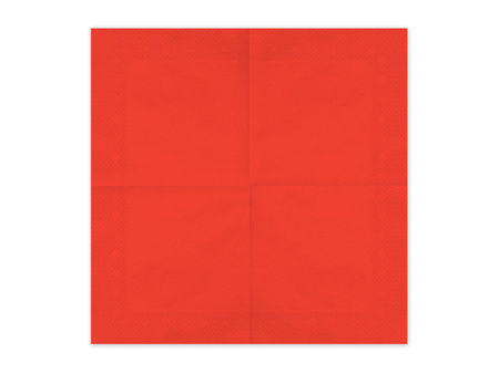 Paper napkins Red 33x33cm 20 pcs