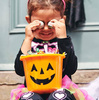 Pumpkin bucket for halloween sweets