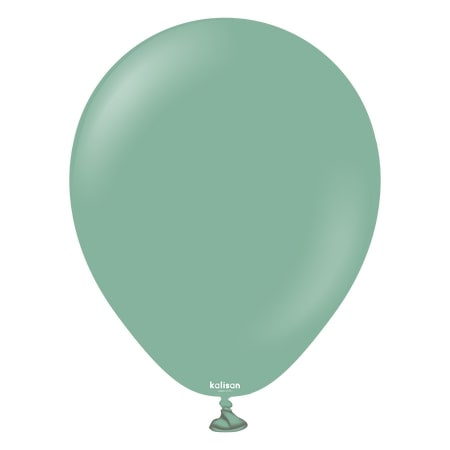 Latex Balloons Retro Sage, 13cm, 100 pcs.