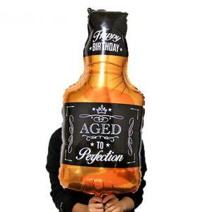 Birthday Foil Balloon, Bottle Whiskey, 86x44cm