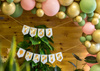 Personalized Gold Flag Banner – Custom Garland with Any Text
