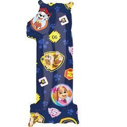 Cyfra 1 Balon Foliowy na Roczek Psi Patrol 45x66cm