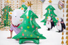 Standing balloon Foil Christmas tree, 78x94cm