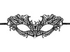 Carnival mask lace black 21x8cm