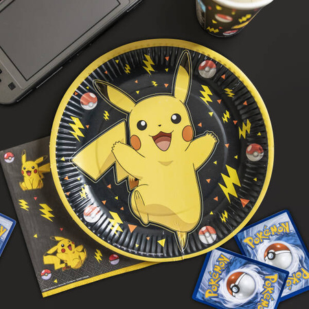 Pokemon Pappteller, Pikatchu, 18 cm, 8 Stk.