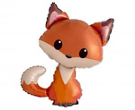 Folienballon Fuchs Rot Fox 91cm