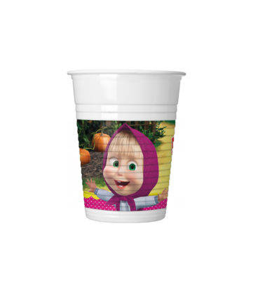 Masha and the Bear Plastikbecher - 200ml 8 Stk.