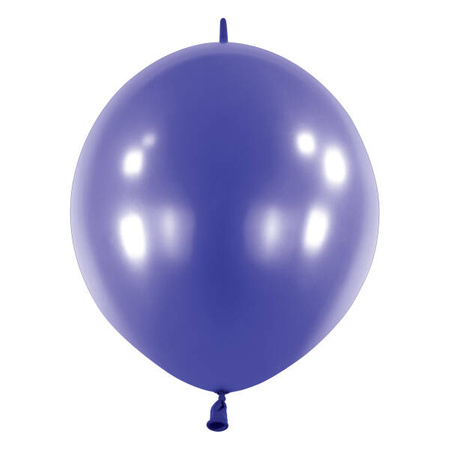 Latex Balloons Decorator Metallic E-Link Navy Flag Blue, 30cm, 50 pcs.