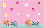 Plastic tablecloth, Paw Patrol Skye & Everest 120cmx180cm