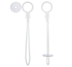 Balloon loops Transparent 100pcs