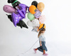 Foil balloon Bat, 119.5 x 51 cm