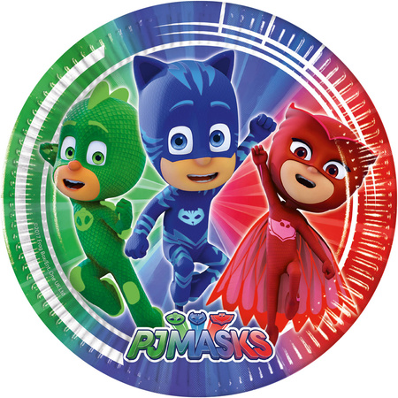 Paper plates, PJ Mask PJ Masks 23 cm, 8 pcs.